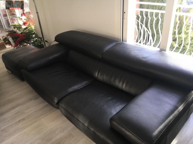 Ameublement Vends Canape En Cuir Bizon Noir Roche Bobois France